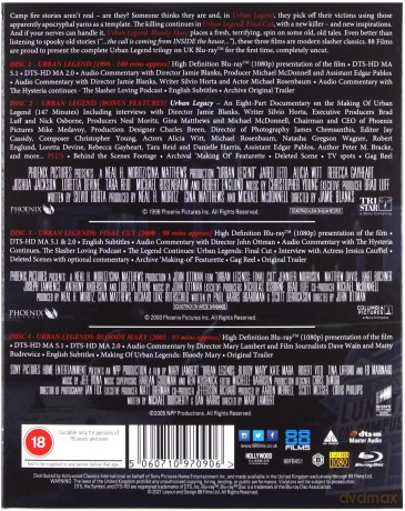 Urban Legend Trilogy [4xBlu-Ray]