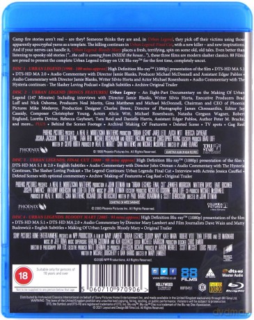Urban Legend Trilogy [4xBlu-Ray]