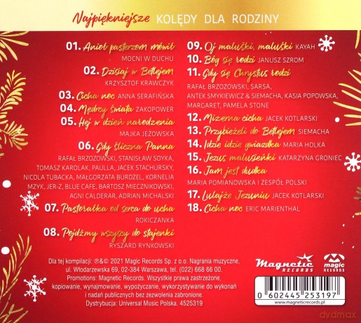 Najpiękniejsze Kolędy Dla Rodziny [2CD]