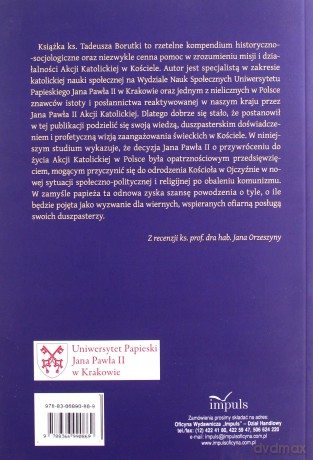 Akcja Katolicka wyzwaniem apostolskim i szansą dla Kościoła we współczesnym świecie - Tadeusz Borutka [KSIĄŻKA]