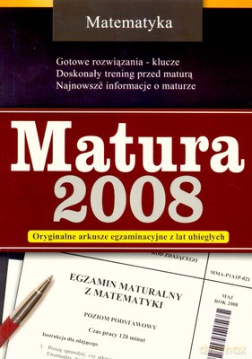 Matura 2008 Matematyka (broszurowa) [KSIĄŻKA]