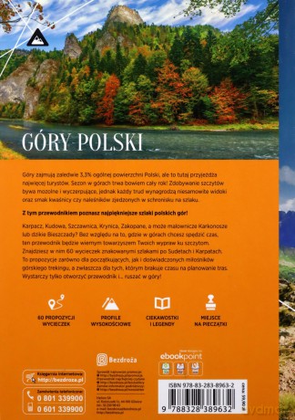 Góry Polski. 60 najpiękniejszych szlaków na weekend. MountainBook - Dariusz Jędrzejewski [KSIĄŻKA]