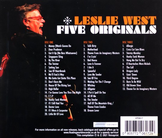 Leslie West: 5 Originals [3CD]