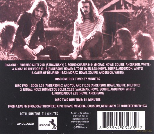 Yes: At The Veterans Memorial [2CD]