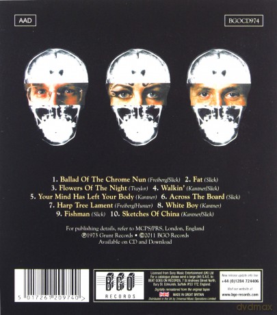 Paul Kantner Grace: Baron Von Tollbooth The Chrome Nun [CD]