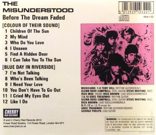 Misunderstood: Before The Dream Faded [CD]