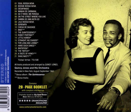Quincy Jones: Big Band Bossa Nova (+11 Bonus Tracks) [CD]