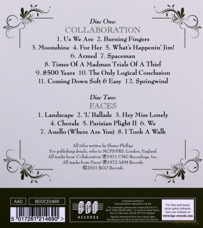 Shawn Phillips: Collaboration / Faces [2CD]