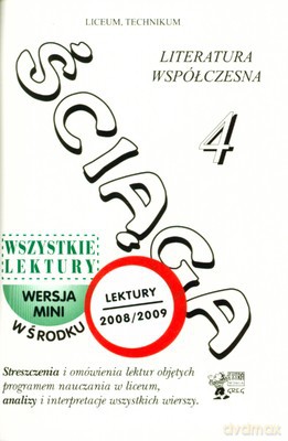 Ściąga 4 Literatura Współczesna Liceum Technikum [KSIĄŻKA]