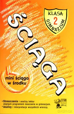 Ściąga Klasa 2 Gimnazjum [KSIĄŻKA]