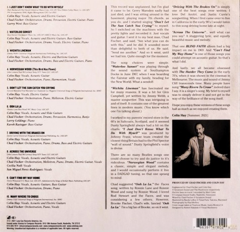Colin Hay: I Just Don't Know What To Do With Myself [CD]