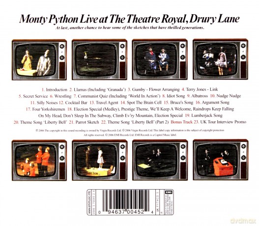 Monty Python: Live At Drury Lane [CD]
