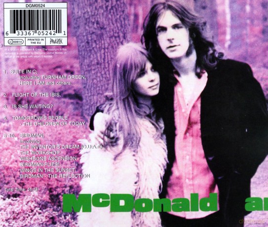 Mcdonald And Giles: McDonald And Giles [CD]