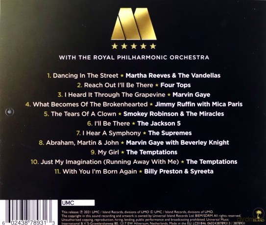 Motown: A Symphony Of Soul (With The Royal Philharmonic Orchestra) [CD]