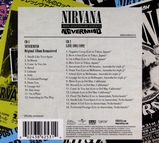 Nirvana: Nevermind (30th Anniversary) [2CD]