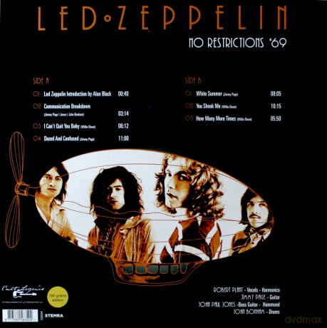 Led Zeppelin: No Restrictions 69 [Winyl]
