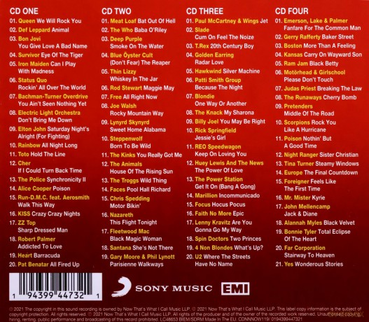 Now Thats What I Call Rock [4CD]