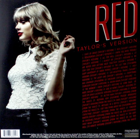 Taylor Swift: Red (Taylors Version) [4xWinyl]