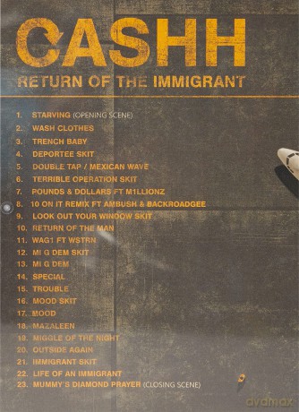 Cashh: Return Of The Immigrant [CD]