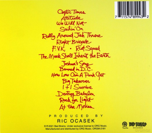 Bad Brains: Rock For Light [CD]