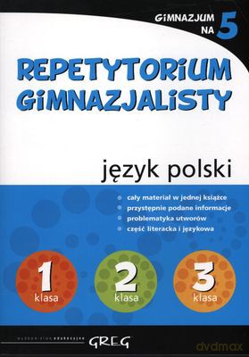Repetytorium Gimnazjalisty Język Polski (broszurowa) [KSIĄŻKA]