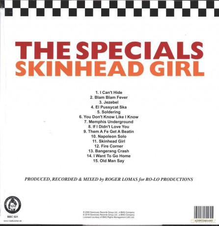 Specials: Skinhead Girl [Winyl]