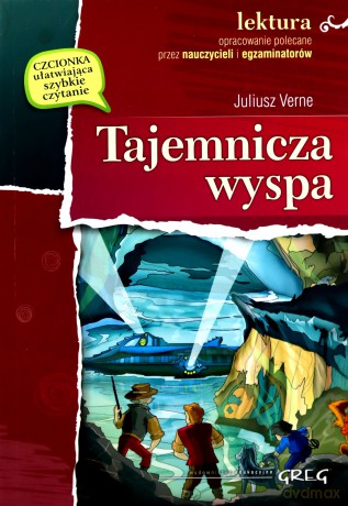 Tajemnicza Wyspa Lektura Z Opracowaniem - Juliusz Verne [KSIĄŻKA]