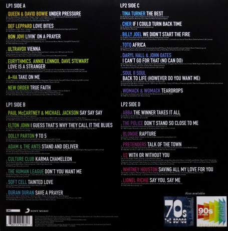 The 80s - The Songs [2xWinyl]