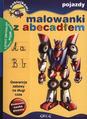 Malowanki Z Abecadłem Pojazdy [KSIĄŻKA]