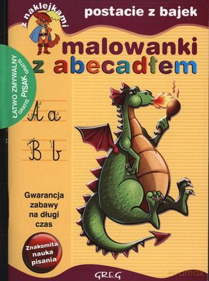 Malowanki Z Abecadłem Postacie Z Bajek [KSIĄŻKA]