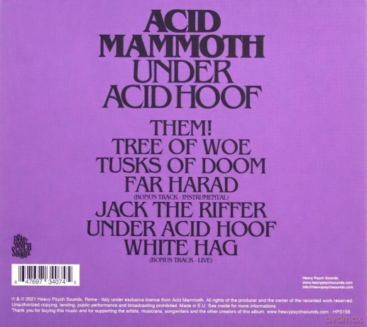 Acid Mammoth: Under Acid Hoof [CD]