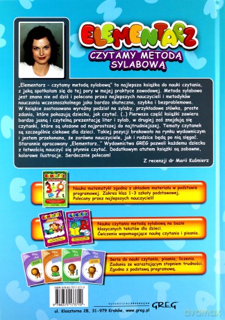 Elementarz Czytamy Metodą Sylabową (twarda) [KSIĄŻKA]