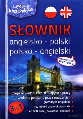Słownik Kieszonkowy Angielsko - Polski (twarda) - Opracowaniie Zbiorowe [KSIĄŻKA]