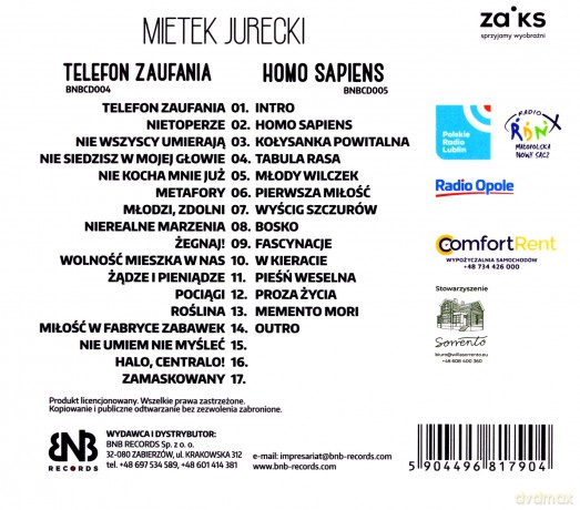 Mietek Jurecki: Telefon zaufania [2CD]