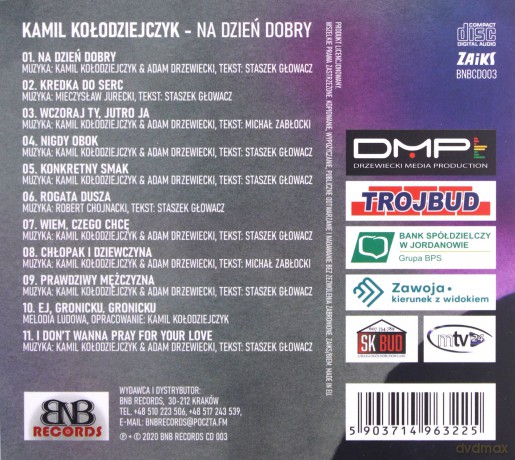 Kamil Kołodziejczyk: Na Dzień Dobry [CD]