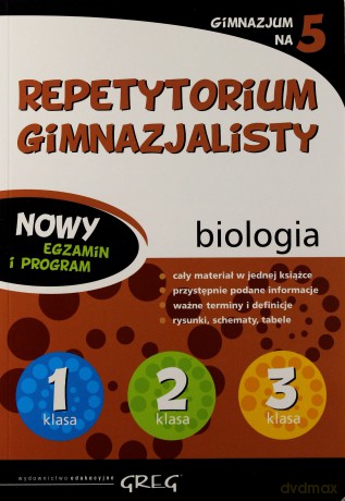 Repetytorium Gimnazjalisty Biologia Wyd.2012 [KSIĄŻKA]