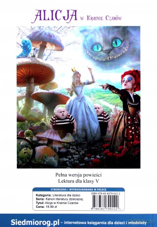 Alicja w Krainie Czarów - Lewis Carroll [KSIĄŻKA]