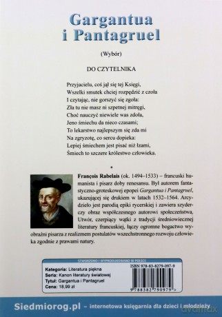 Gargantua i Pantagruel - Francois Rabelais [KSIĄŻKA]