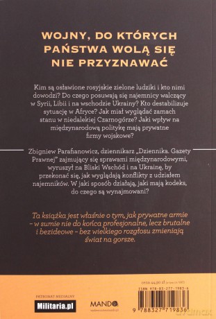 Prywatne armie świata. Czyli jak wyglądają współczesne konflikty - Zbigniew Parafianowicz [KSIĄŻKA]