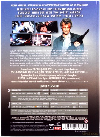 The Hitcher (Autostopowicz) [Blu-Ray]+[DVD]