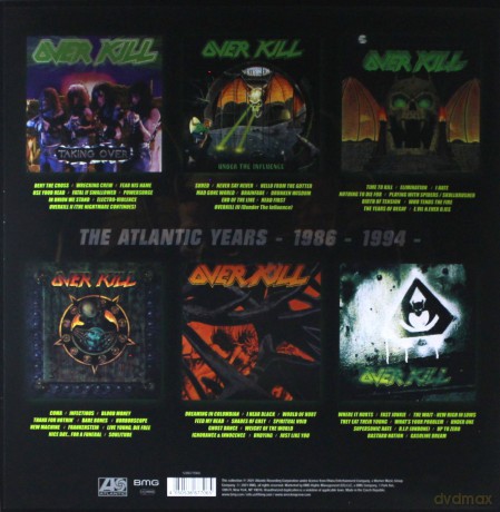 Overkill: The Atlantic Years 1986 - 1996 [6xWinyl]