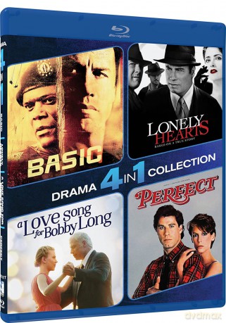 4-in-1 Drama Collection: John Travolta: Basic / Lonely Hearts / A Love Song for Bobby Long / Perfect [2xBlu-Ray]