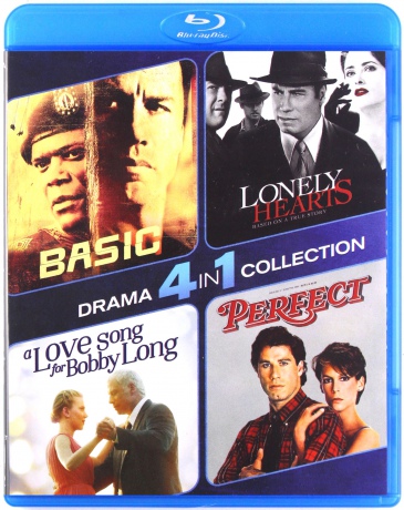 4-in-1 Drama Collection: John Travolta: Basic / Lonely Hearts / A Love Song for Bobby Long / Perfect [2xBlu-Ray]