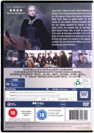 The Last Duel (Ostatni pojedynek) [DVD]