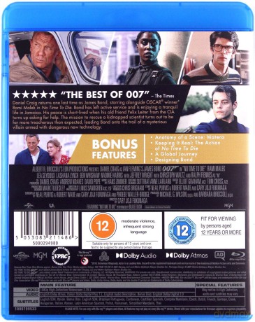No Time to Die (Nie czas umierać) [Blu-Ray]