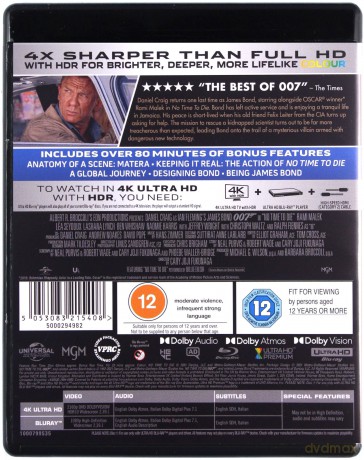 No Time to Die (Nie czas umierać) [Blu-Ray 4K]+[Blu-Ray]
