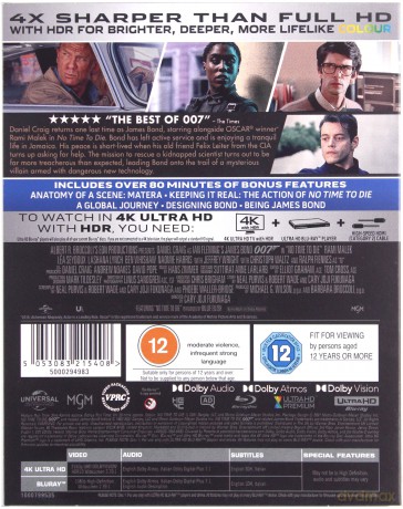 No Time to Die (Nie czas umierać) [Blu-Ray 4K]+[Blu-Ray]