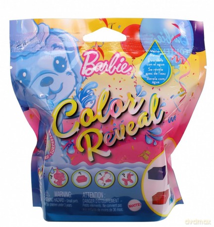 Barbie Color Reveal Zwierzątko Imprezowe [FIGURKA]