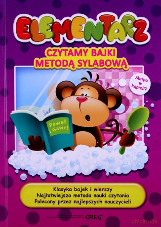 Elementarz Czytamy Bajki Metodą Sylabową (twarda) - Opracowanie Zbiorowe [KSIĄŻKA]
