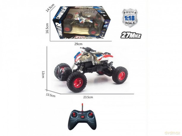 Pojazd R/C 1:18 światło